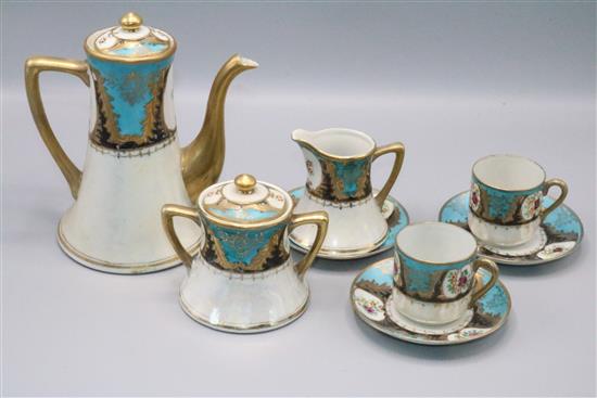Japanese 6 piece setting, coffee set